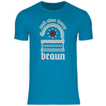 Schwarze Sonne T-Shirt 'auch ohne Sonne braun' Herren