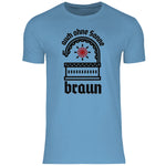 Schwarze Sonne T-Shirt 'auch ohne Sonne braun' Herren