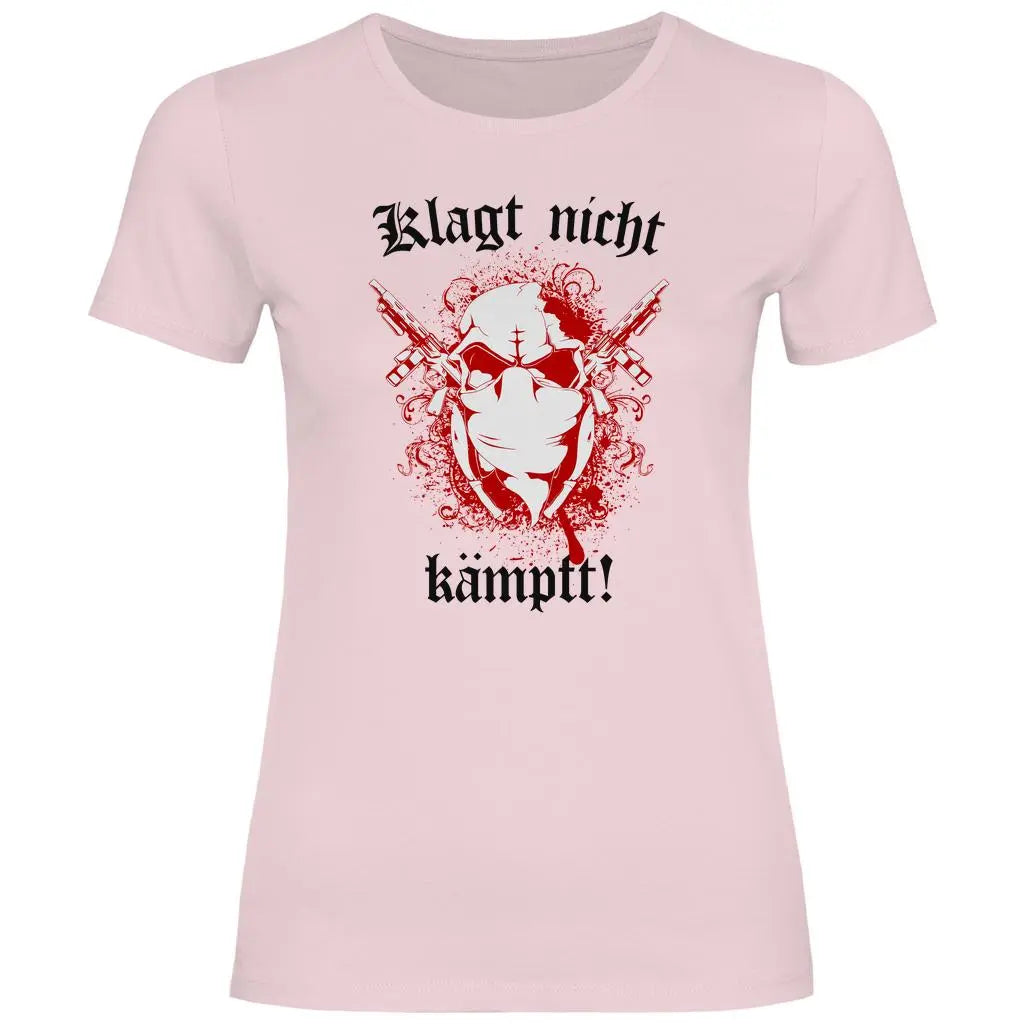 Skinhead T-Shirt 'Klagt nicht Kämpft' Damen PatriotenPrint