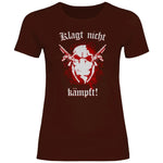 Skinhead T-Shirt 'Klagt nicht Kämpft' Damen PatriotenPrint