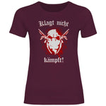 Skinhead T-Shirt 'Klagt nicht Kämpft' Damen PatriotenPrint