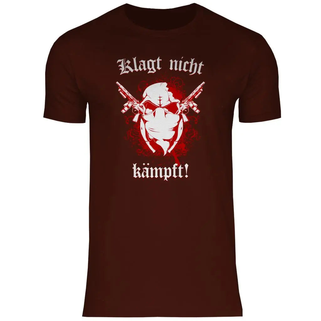 Skinhead T-Shirt 'Klagt nicht Kämpft' Herren PatriotenPrint