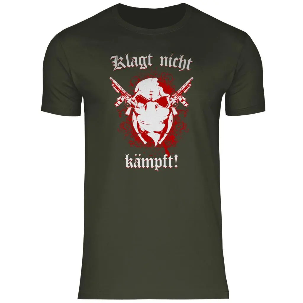 Skinhead T-Shirt 'Klagt nicht Kämpft' Herren PatriotenPrint