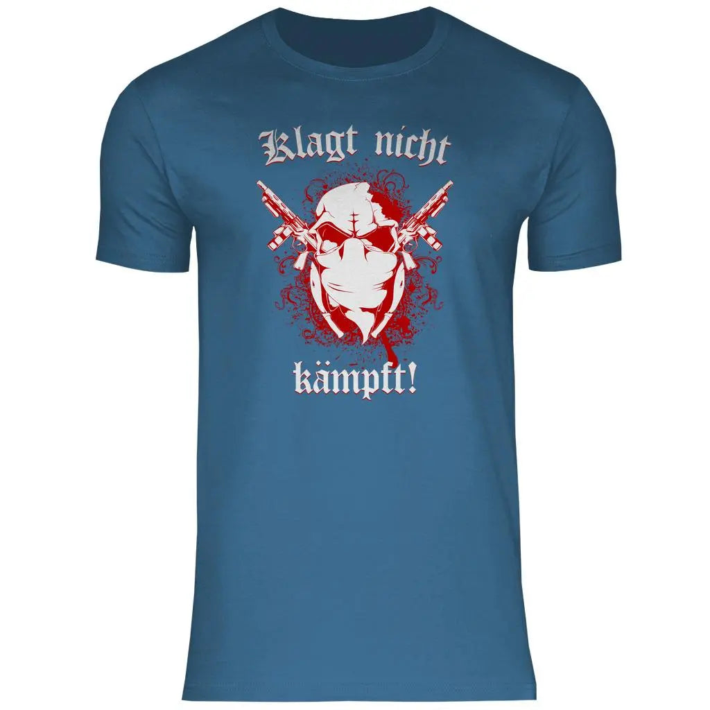 Skinhead T-Shirt 'Klagt nicht Kämpft' Herren PatriotenPrint