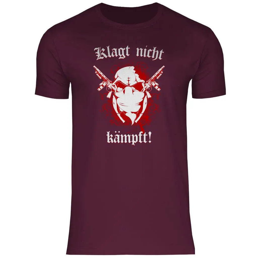 Skinhead T-Shirt 'Klagt nicht Kämpft' Herren PatriotenPrint