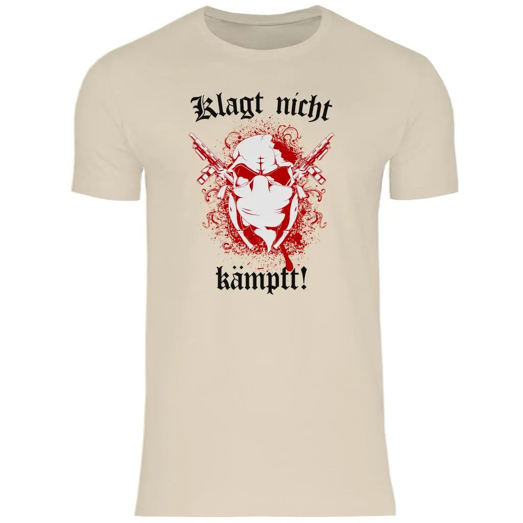 Skinhead T-Shirt 'Klagt nicht Kämpft' Herren PatriotenPrint