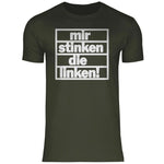 T-Shirt mit Spruch 'Mir stinken die Linken' Herren PatriotenPrint