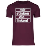 T-Shirt mit Spruch 'Mir stinken die Linken' Herren PatriotenPrint