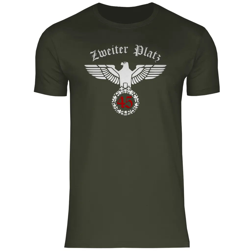 Wehrmacht T-Shirt Herren 'Zweiter Platz 45'