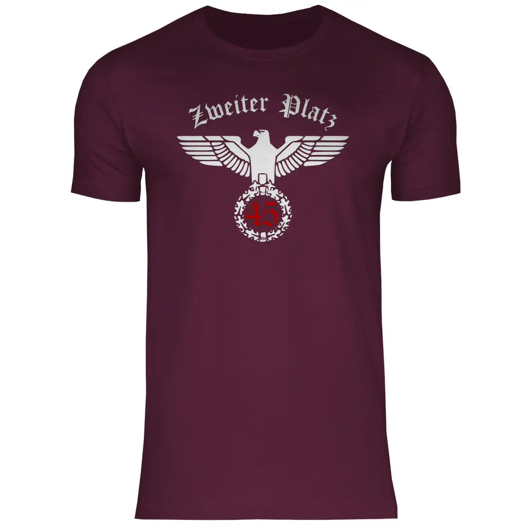 Wehrmacht T-Shirt Herren 'Zweiter Platz 45'