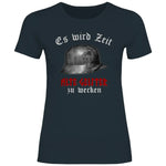 Wehrmacht T-Shirt 'Es wird Zeit alte Geister zu wecken' Damen