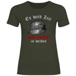 Wehrmacht T-Shirt 'Es wird Zeit alte Geister zu wecken' Damen