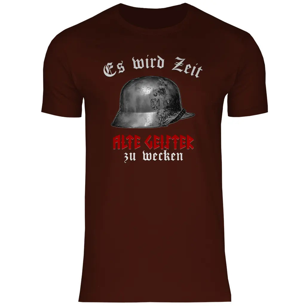 Wehrmacht T-Shirt 'Es wird Zeit alte Geister zu wecken' Herren