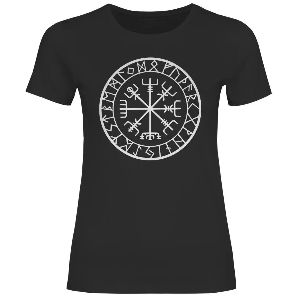 Wikinger T-Shirt 'Nordischer Kompass' Damen PatriotenPrint