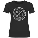 Wikinger T-Shirt 'Nordischer Kompass' Damen PatriotenPrint