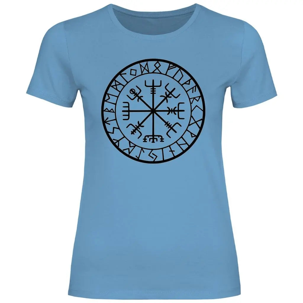 Wikinger T-Shirt 'Nordischer Kompass' Damen PatriotenPrint