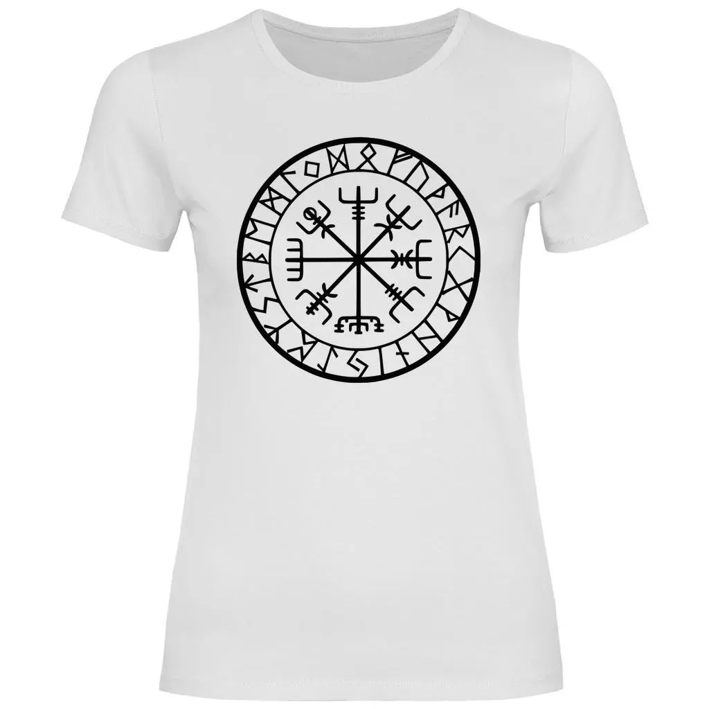 Wikinger T-Shirt 'Nordischer Kompass' Damen PatriotenPrint