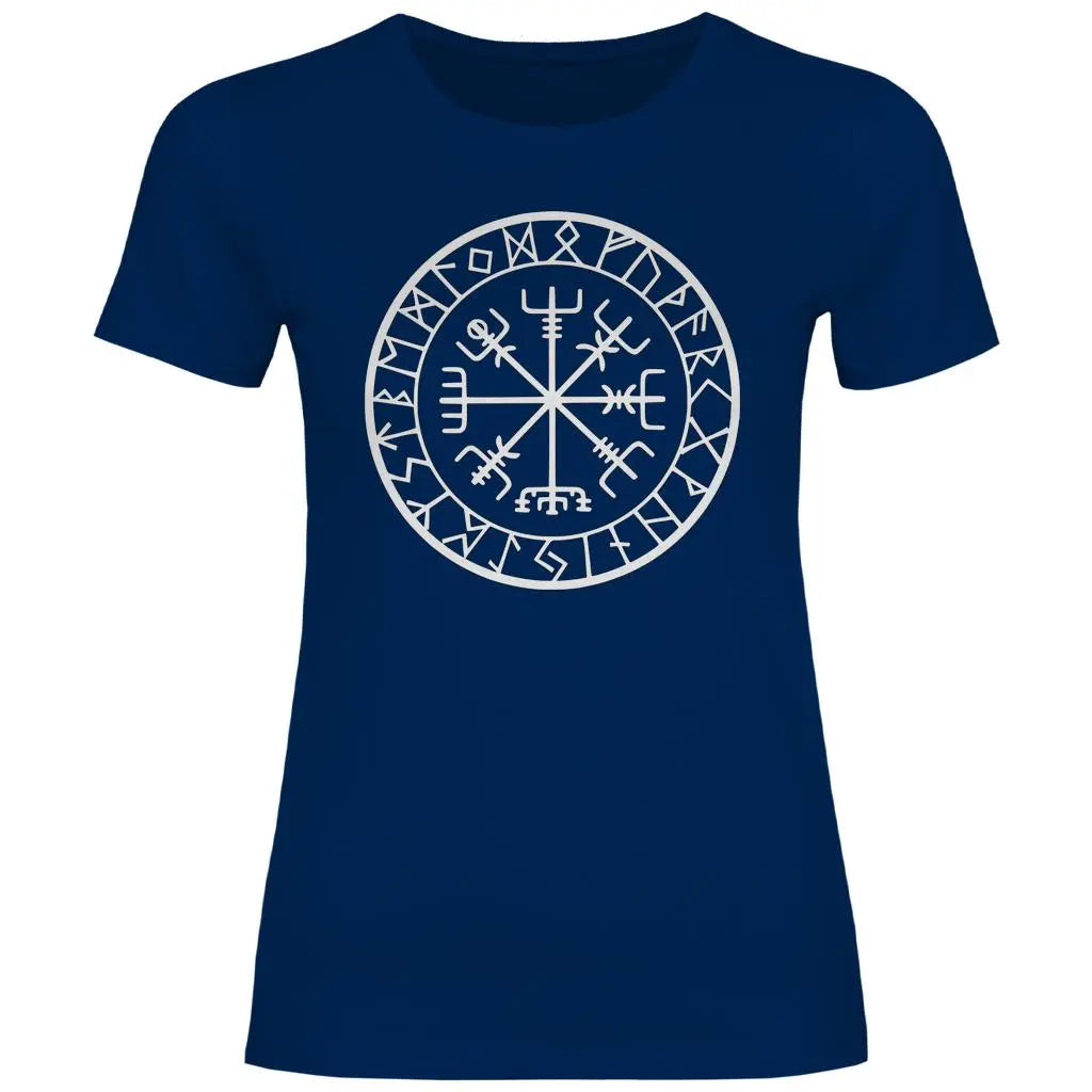 Wikinger T-Shirt 'Nordischer Kompass' Damen PatriotenPrint