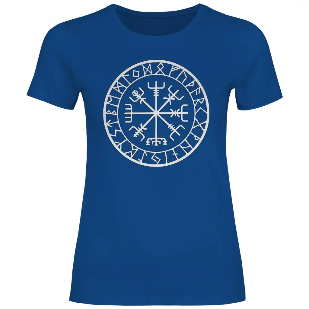 Wikinger T-Shirt 'Nordischer Kompass' Damen PatriotenPrint