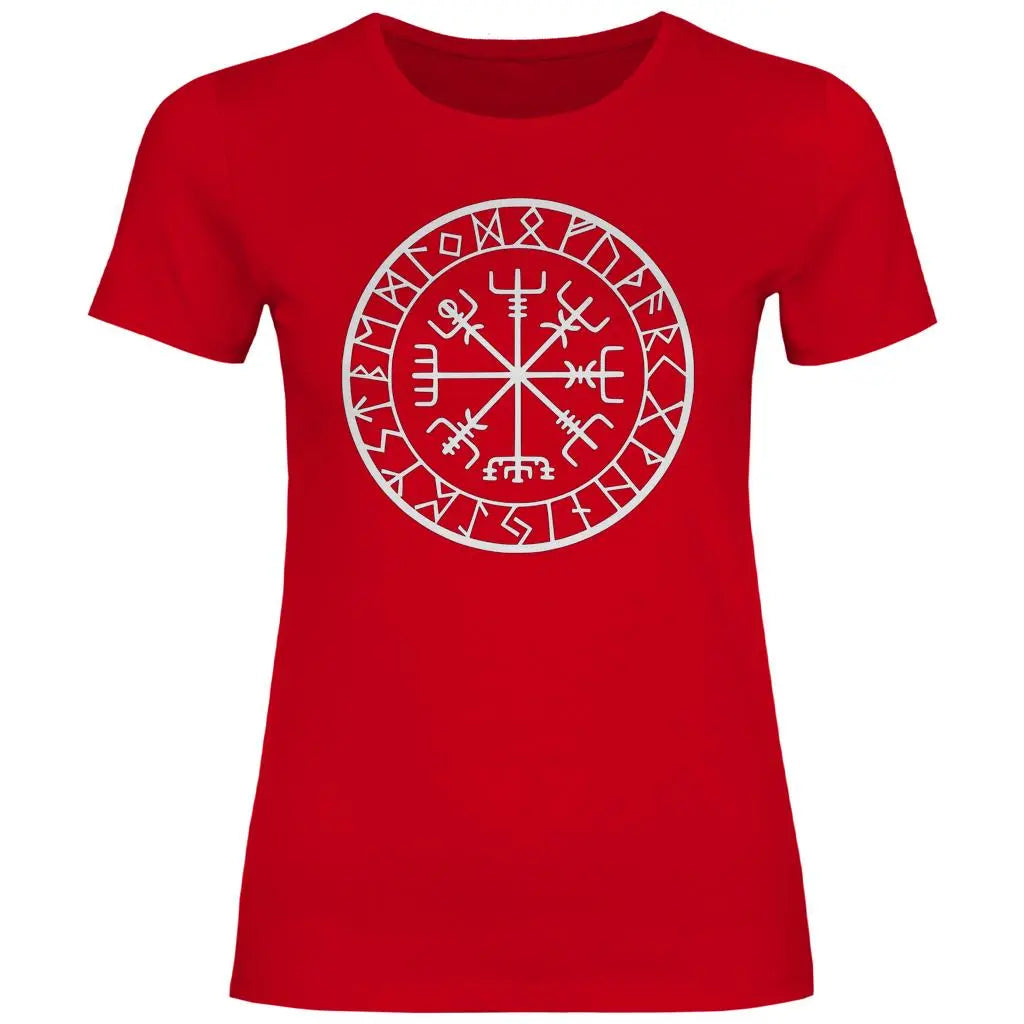 Wikinger T-Shirt 'Nordischer Kompass' Damen PatriotenPrint