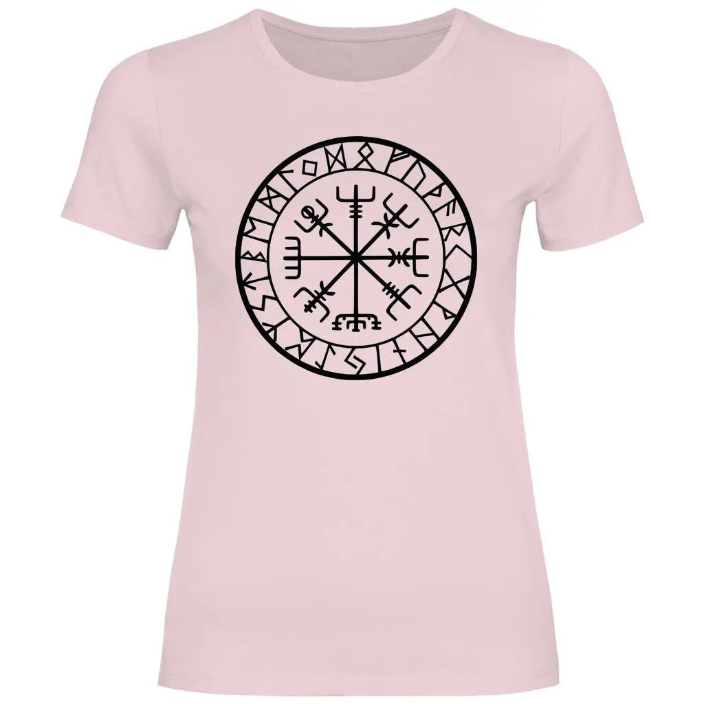 Wikinger T-Shirt 'Nordischer Kompass' Damen PatriotenPrint