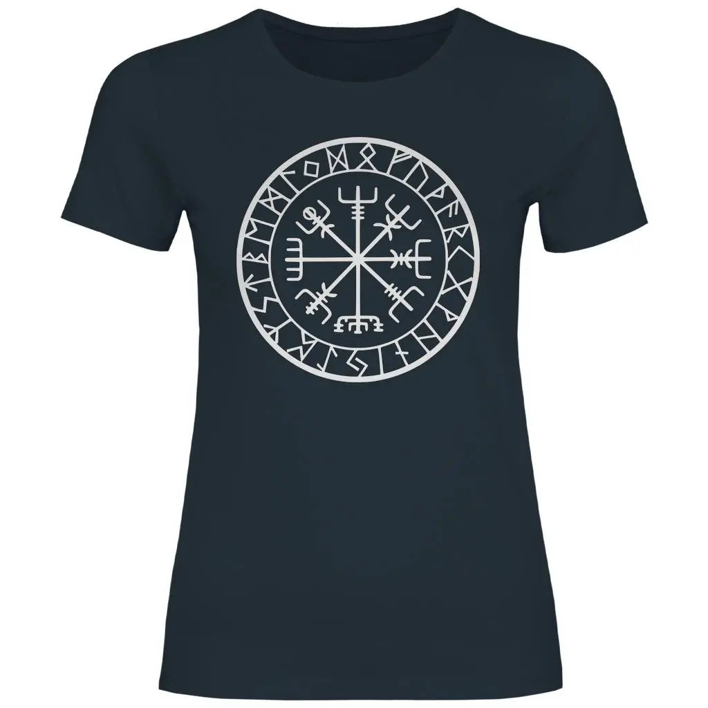 Wikinger T-Shirt 'Nordischer Kompass' Damen PatriotenPrint