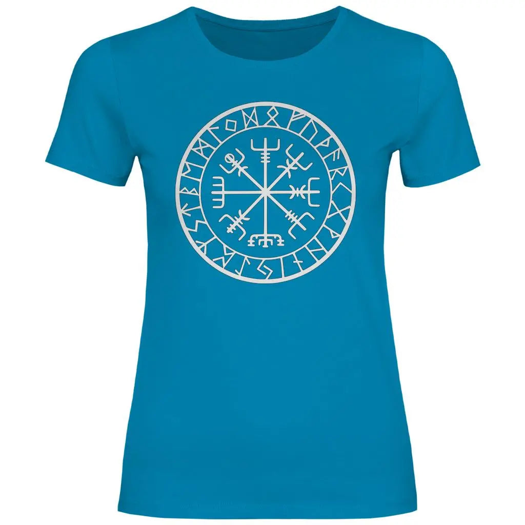 Wikinger T-Shirt 'Nordischer Kompass' Damen PatriotenPrint