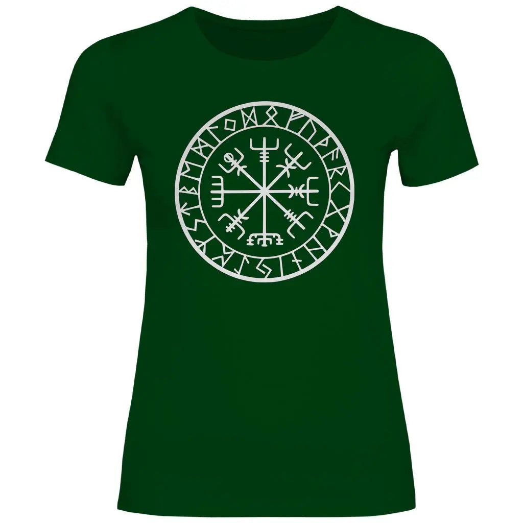 Wikinger T-Shirt 'Nordischer Kompass' Damen PatriotenPrint