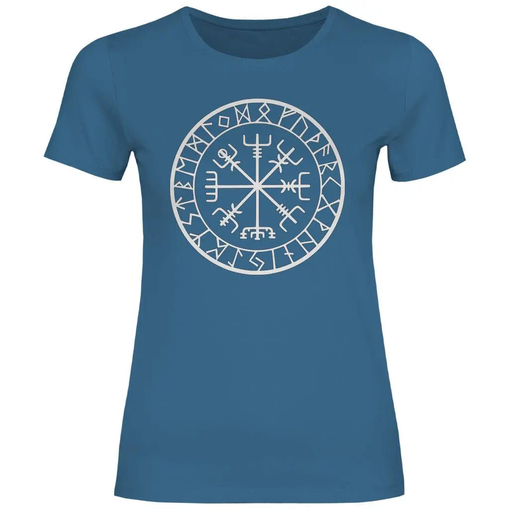 Wikinger T-Shirt 'Nordischer Kompass' Damen PatriotenPrint