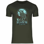 Wolf T-Shirt 'Deutschland Wach Auf' Herren PatriotenPrint