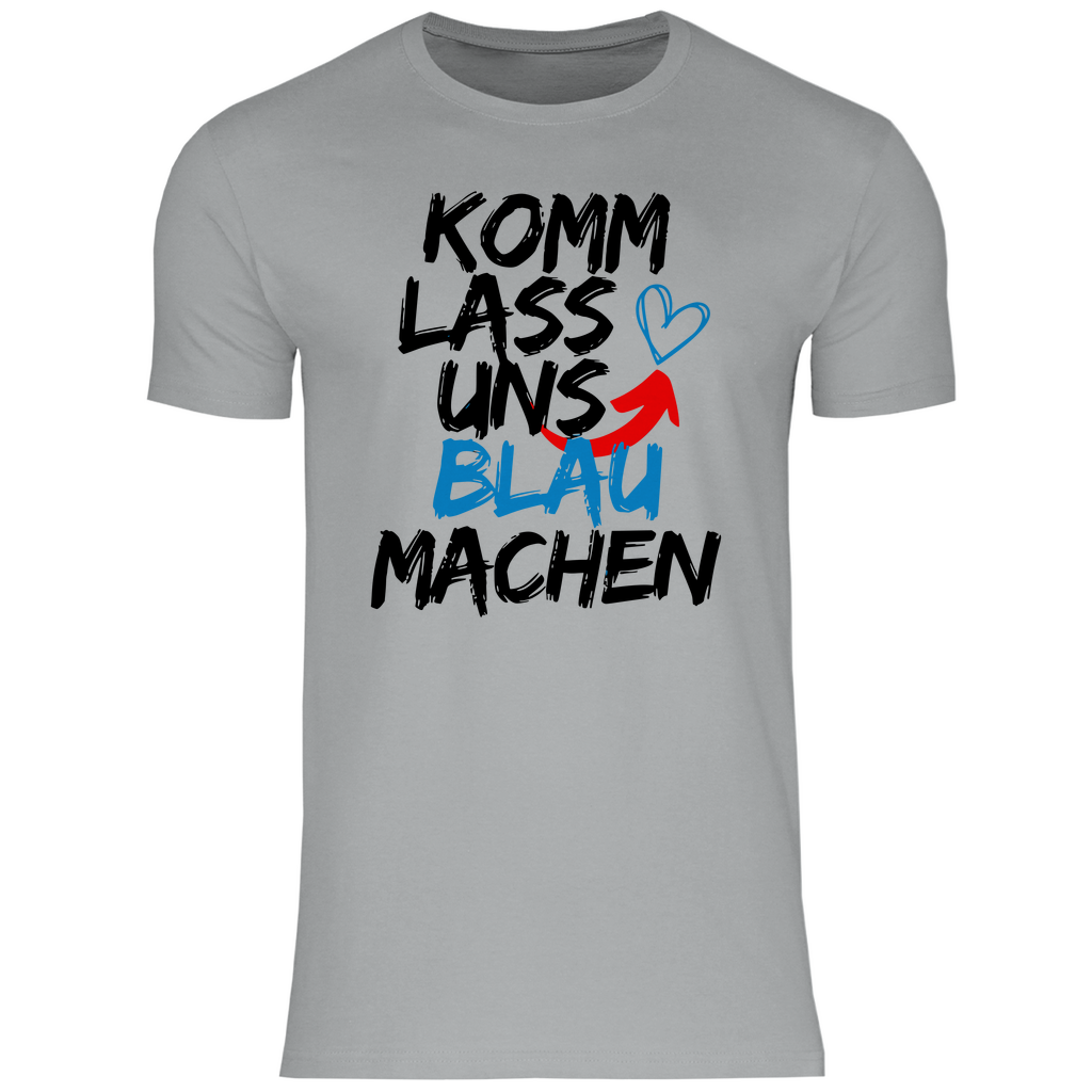 Patriot T-Shirt 'Komm lass uns blau machen' Herren - PatriotenPrint