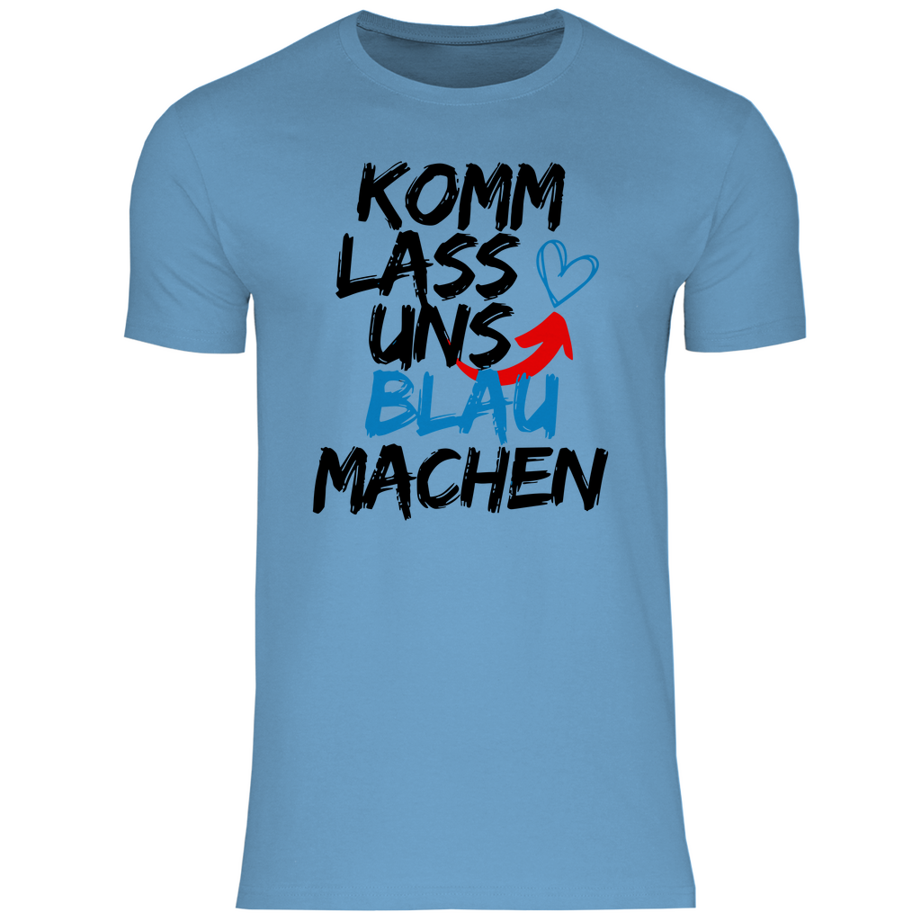 Patriot T-Shirt 'Komm lass uns blau machen' Herren - PatriotenPrint