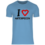 Lustiges T-Shirt 'I love Hatespeech' Herren