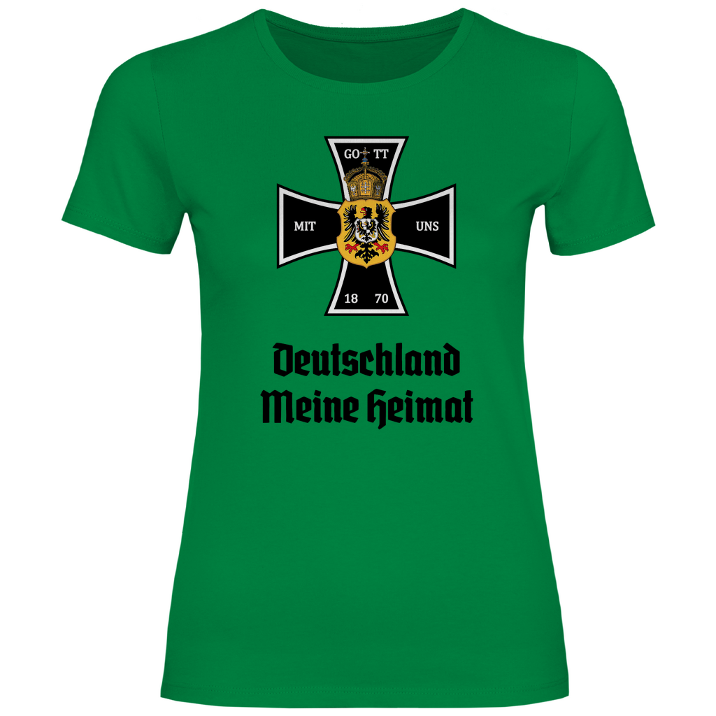 Deutsches Reich T-Shirt 'Gott mit uns' Damen - PatriotenPrint