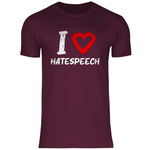 Lustiges T-Shirt 'I love Hatespeech' Herren