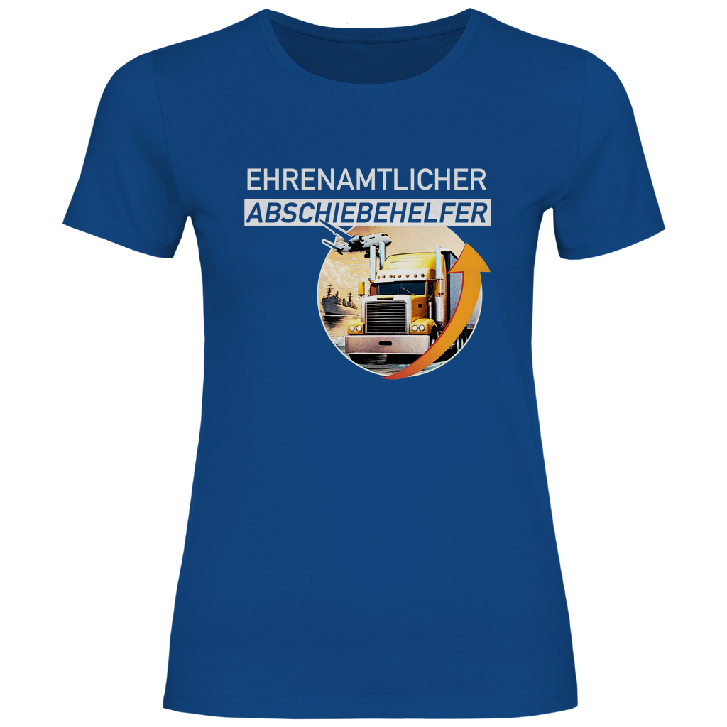 Remigration T-Shirt 'Ehrenamtlicher Abschiebehelfer' Damen - PatriotenPrint