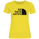 Anti Antifa T-Shirt 'We Hate Antifa' Damen - PatriotenPrint