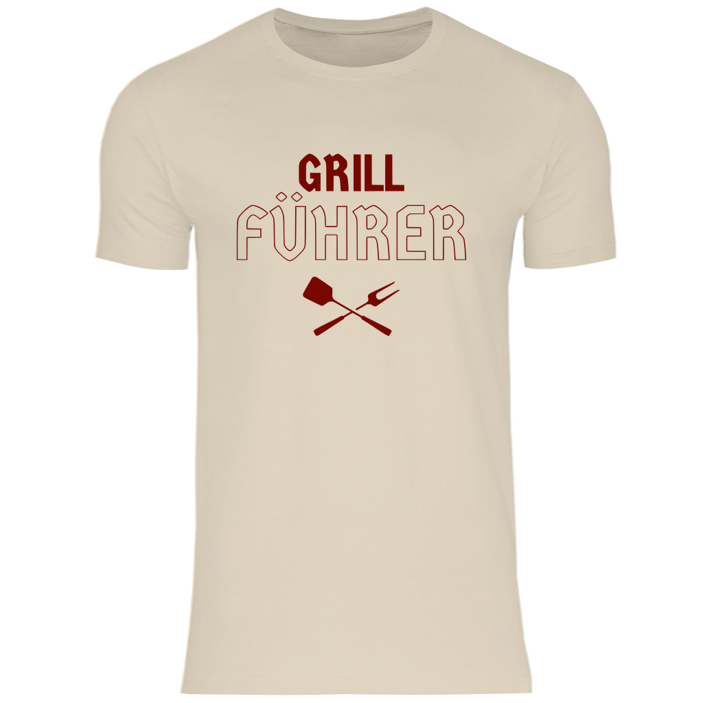 Lustiges T-Shirt 'Grill Führer' Herren - PatriotenPrint