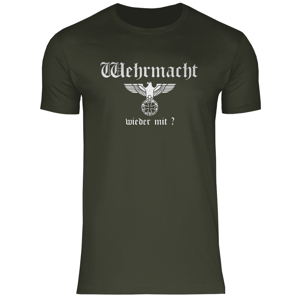 Reichsadler T-Shirt 'Wehr macht wieder mit' Herren