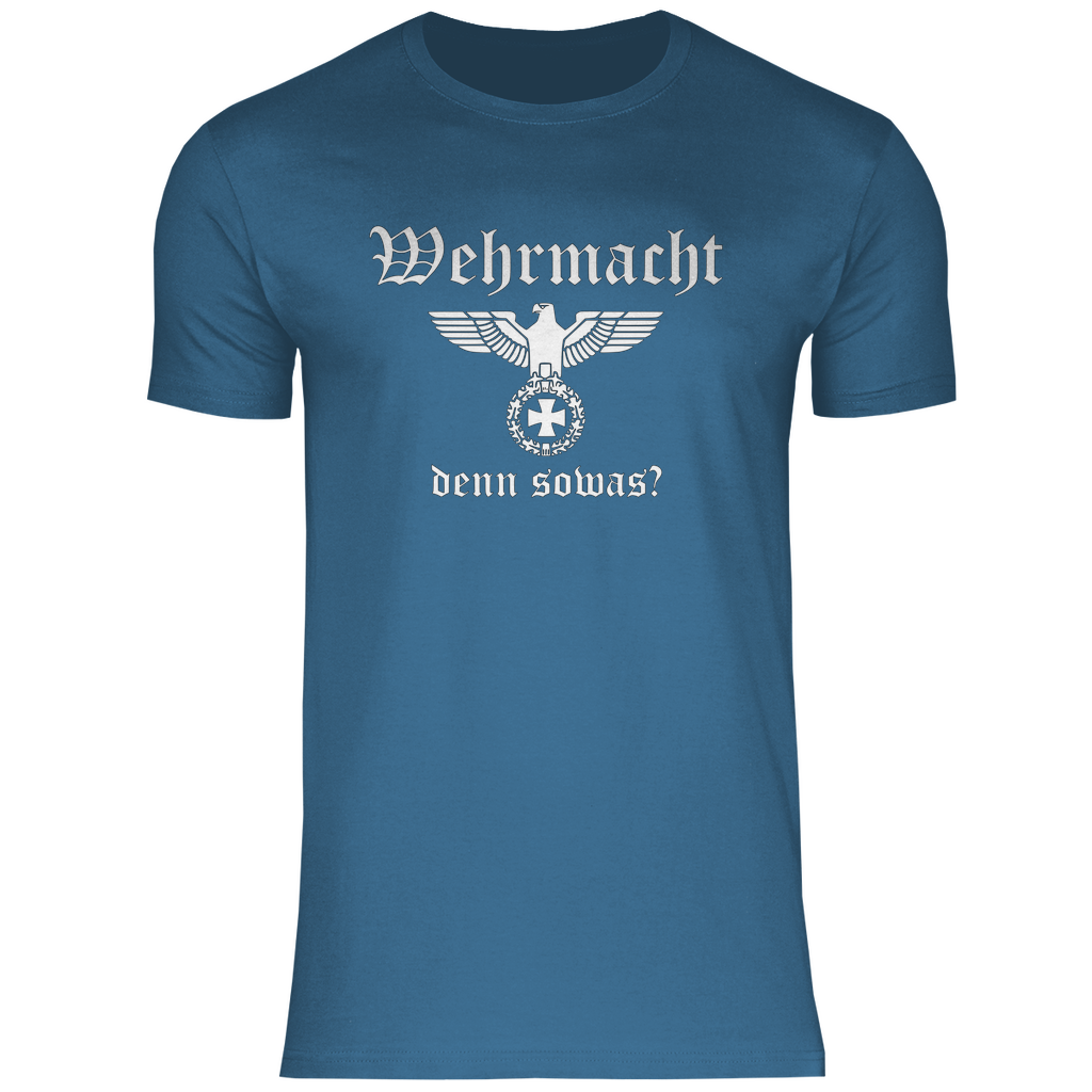 Reichsadler T-Shirt 'Wehr macht denn sowas' Herren