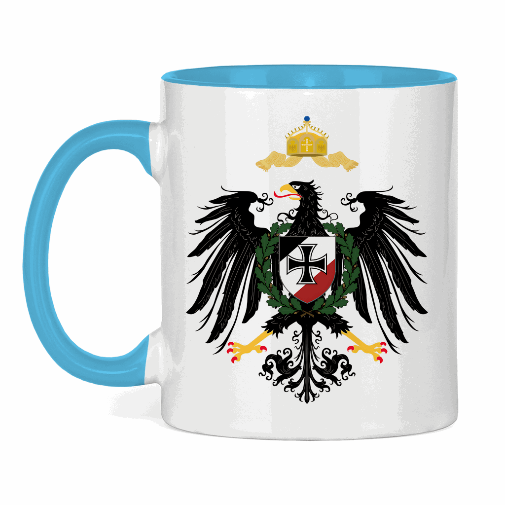 Deutsches Reich Tasse 'Reichsadler' zweifarbig - PatriotenPrint