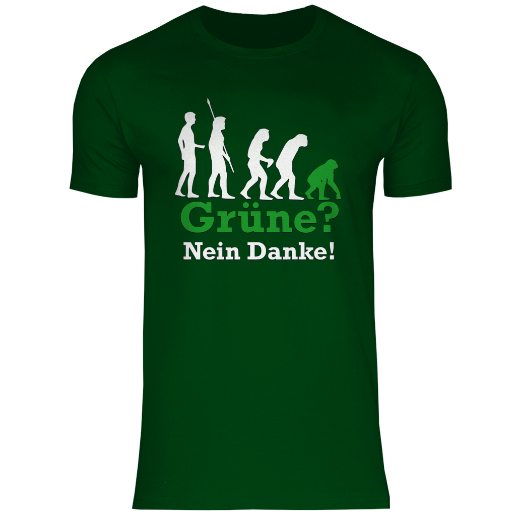 FCK Grüne T-Shirt 'Grüne Nein Danke' Herren - PatriotenPrint