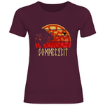 Schwarze Sonne T-Shirt 'Sommerzeit' Damen - PatriotenPrint