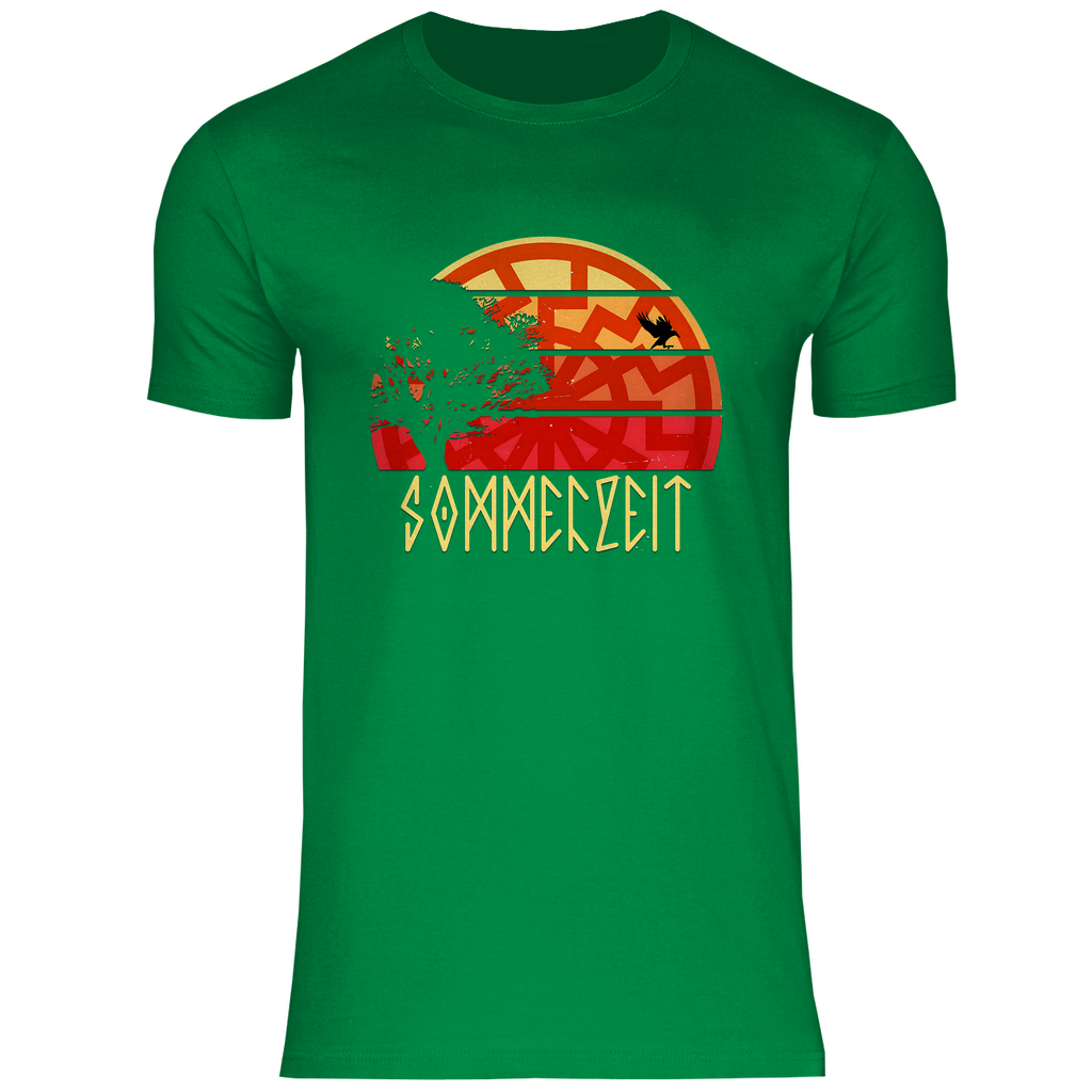 Schwarze Sonne T-Shirt 'Sommerzeit' Herren - PatriotenPrint