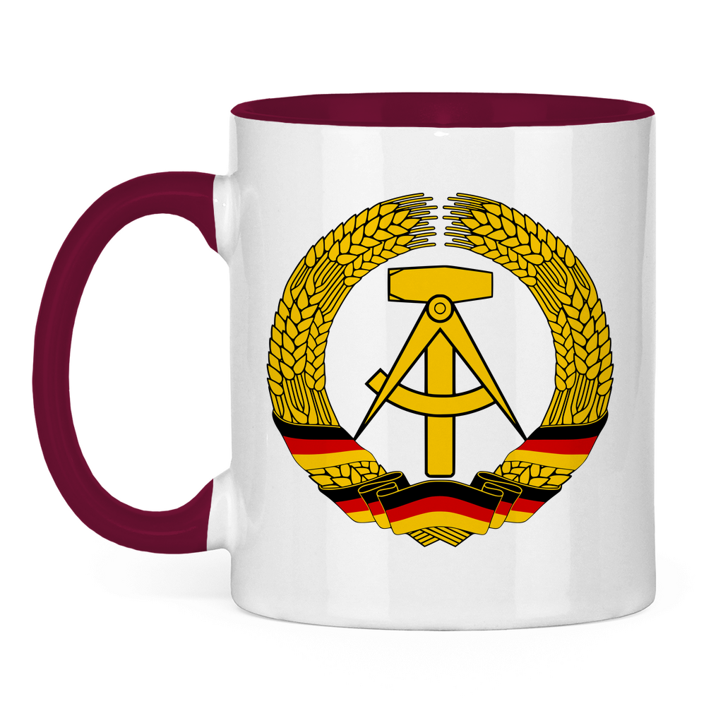 Ostdeutschland Tasse 'DDR' zweifarbig - PatriotenPrint