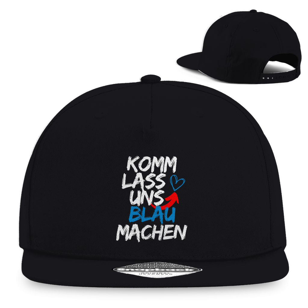 Baseball Cap 'Komm lass uns blau machen' - PatriotenPrint