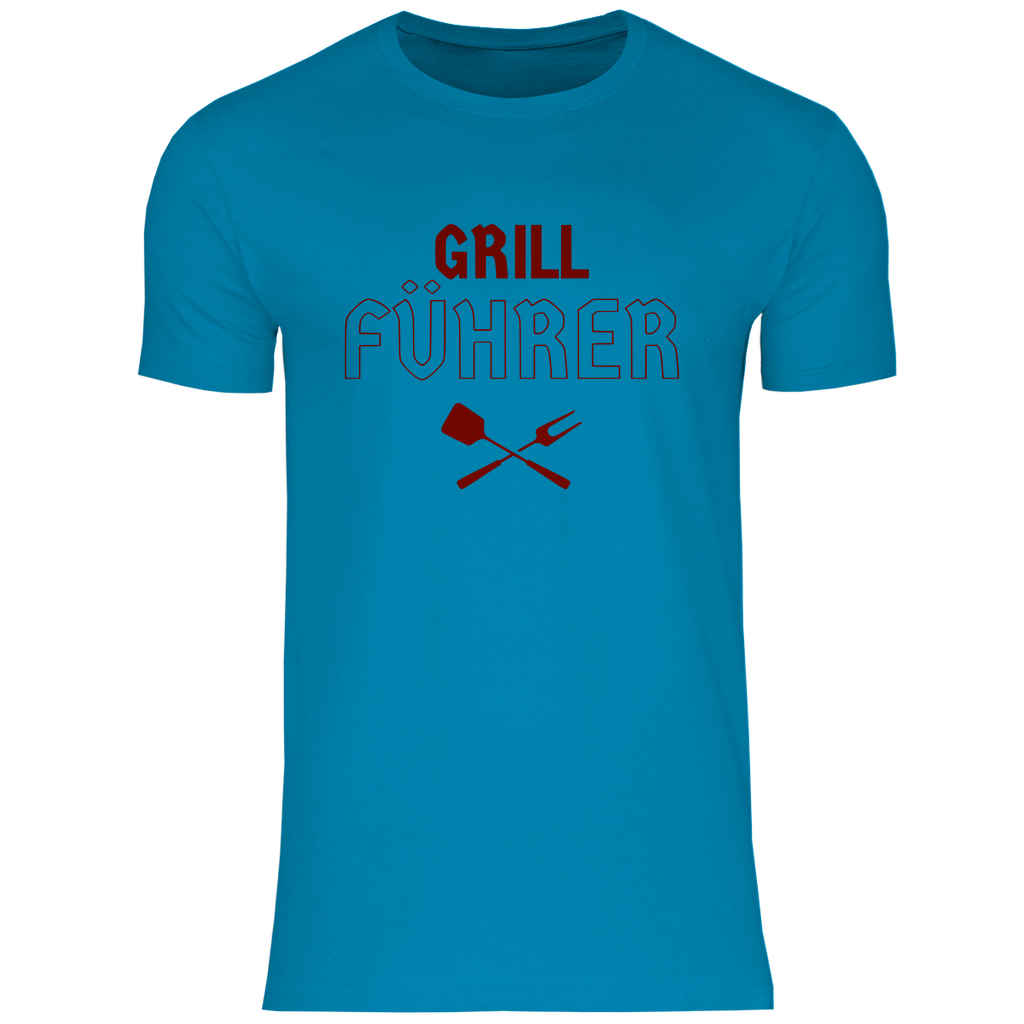 Lustiges T-Shirt 'Grill Führer' Herren - PatriotenPrint