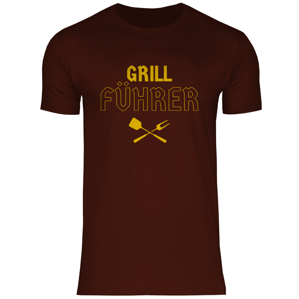 Lustiges T-Shirt 'Grill Führer' Herren - PatriotenPrint