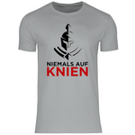 Defend Europe T-Shirt 'Niemals auf Knien' Herren - PatriotenPrint