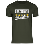 Lustiges T-Shirt 'A*schloch des Jahres' Herren - PatriotenPrint